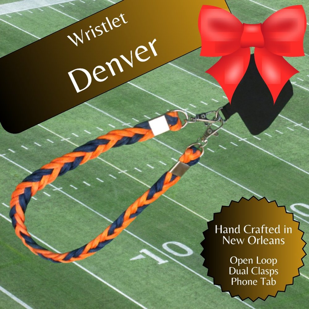 Braided Universal Phone Wristlet, Denver Football, Sports Team Colo…